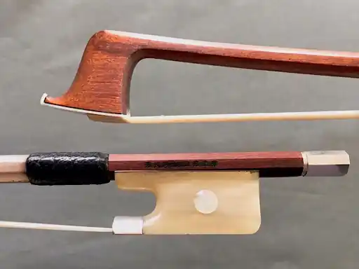Direct From Factory *K. MÜLLER*** Pernambuco viola bow, silver/horn 69.5 g. | Metzler Violins