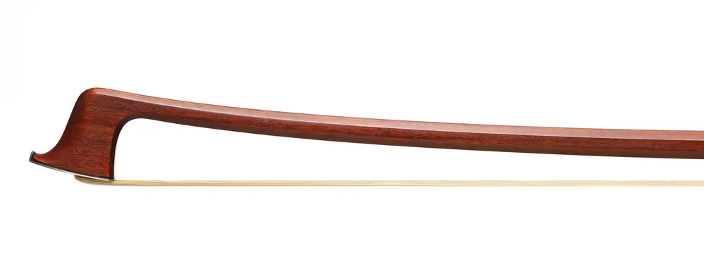 High Quality * Josef Sandner * engraved silver viola bow, octagonal Pernambuco, 70.6grams | Metzler Violins