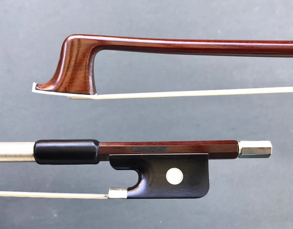 Holiday Sale ELIAS GUASTI half-mounted nickel viola bow | Metzler Violins