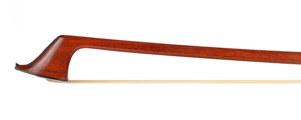 JOHN STAGG octagonal cello bow, stamped J.W.S., silver-mounted, ENGLAND, 80.5g Order Now