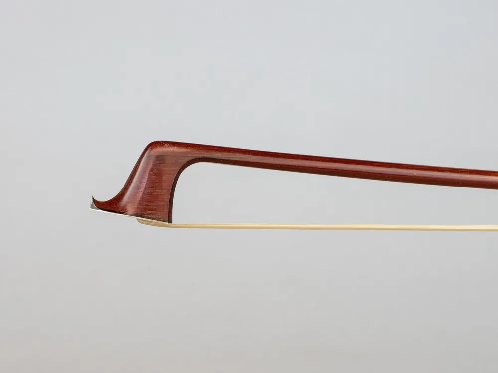 High Quality Andrea PROIETTI round Pernambuco cello bow, silver mounted, personal model, 81.4 g, ITALY