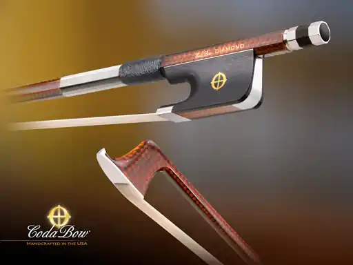 CodaBow DIAMOND GX Cello bow (Full Size), with GlobalBow Technology, USA Popular