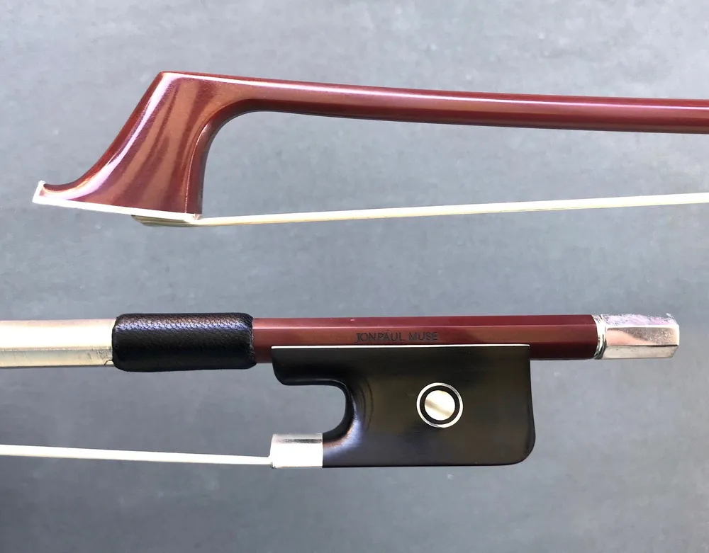 Bulk Order JonPaul MUSE carbon-fiber silver cello bow with brown finish, USA