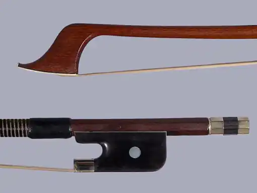 Cheap J. Keller French Style bass bow, round | Metzler Violins