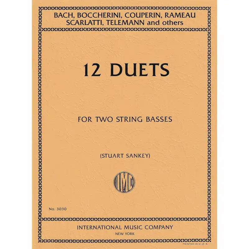 Bulk Order 12 Duets for Two Basses