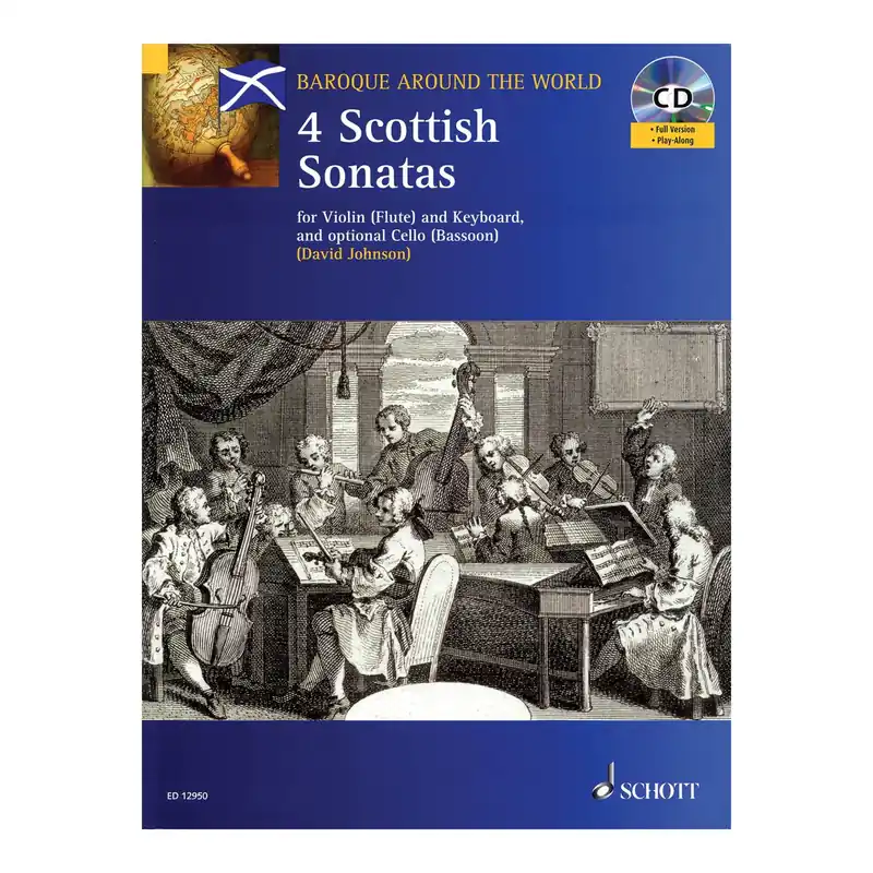 Sale 4 Scottish Sonatas: For Violin and Keyboard with Optional Cello Part
