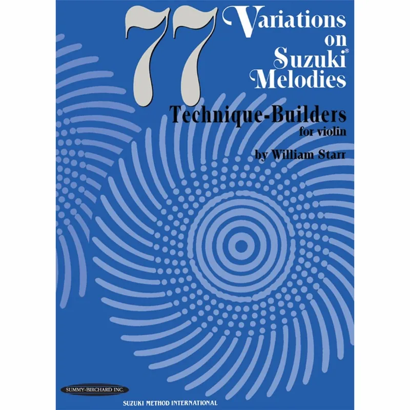 77 Variations on Suzuki Melodies for Violin Buy Online