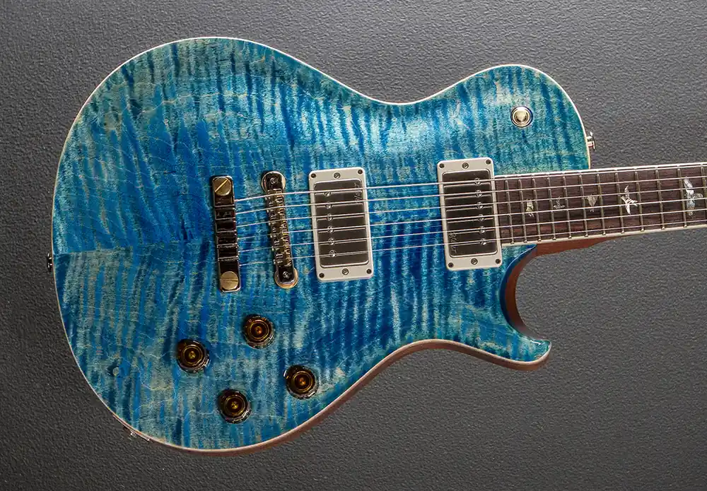 Last Chance McCarty 594 Singlecut - Faded Blue Jean– Dave's Guitar Shop