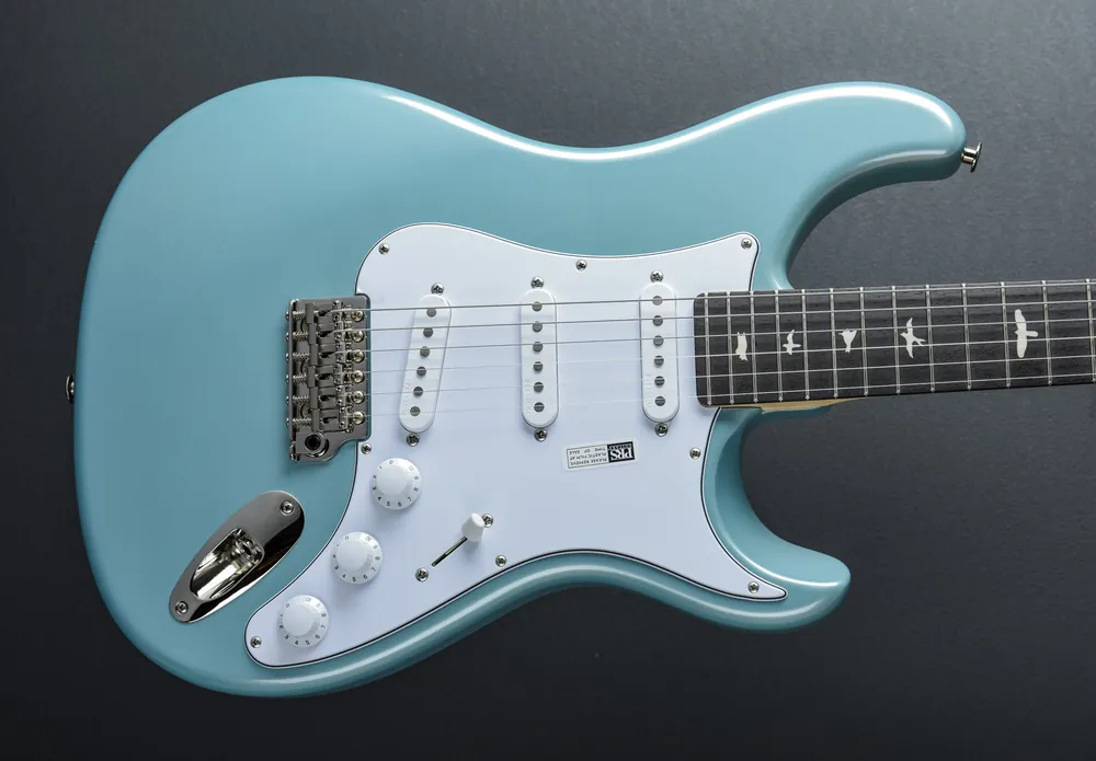 Modern John Mayer Silver Sky - Polar Blue w/Rosewood– Dave's Guitar Shop