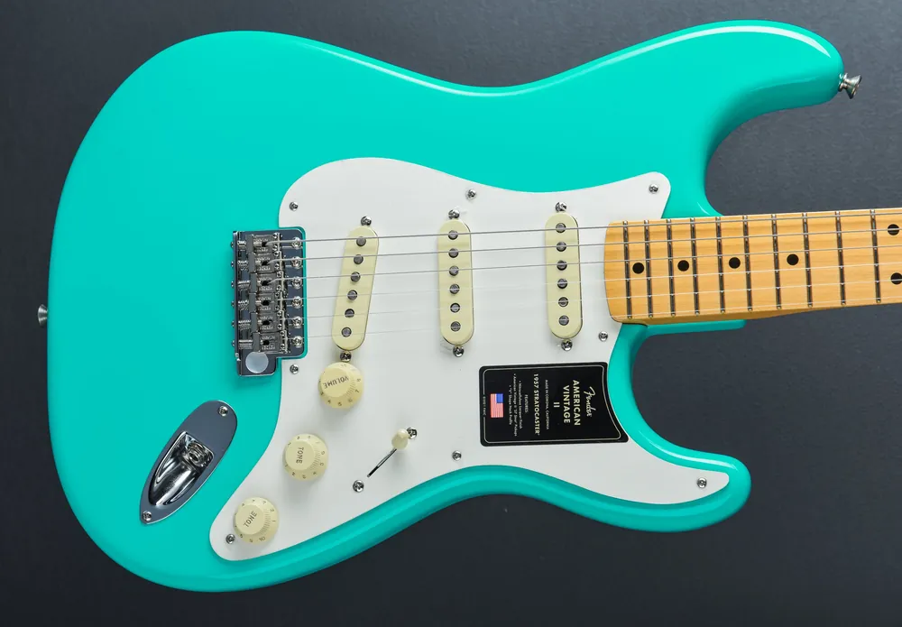 Exclusive American Vintage II 1957 Stratocaster - Sea Foam Green– Dave's Guitar Shop