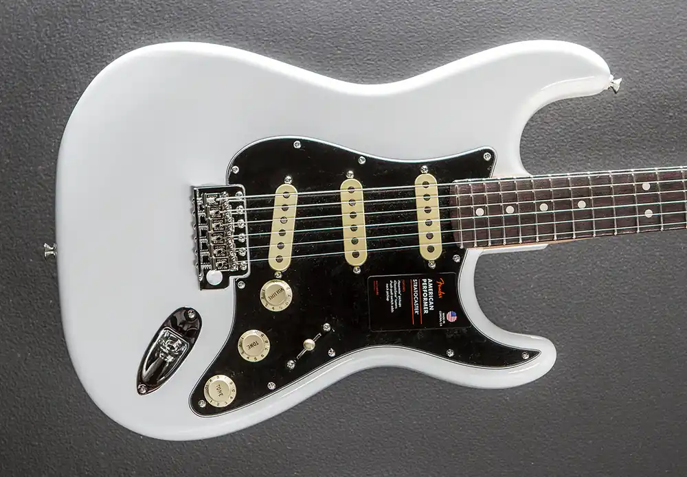 American Performer Stratocaster - Arctic White w/Rosewood– Dave's Guitar Shop Seasonal Sale