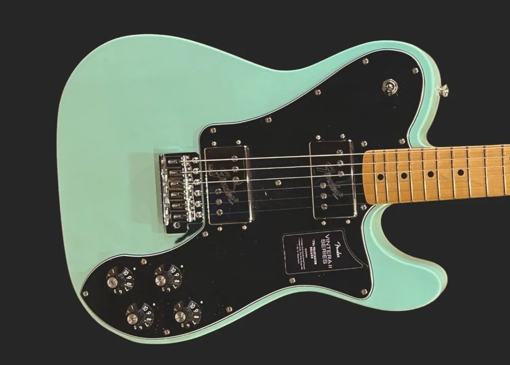 Vintera II 70's Telecaster Deluxe w/Tremolo - Surf Green– Dave's Guitar Shop Must Have