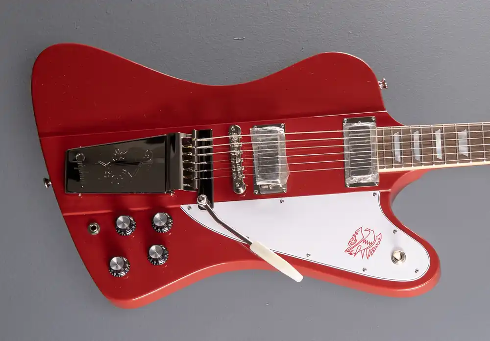 1963 Firebird V Maestro Vibrola - Ember Red– Dave's Guitar Shop Budget
