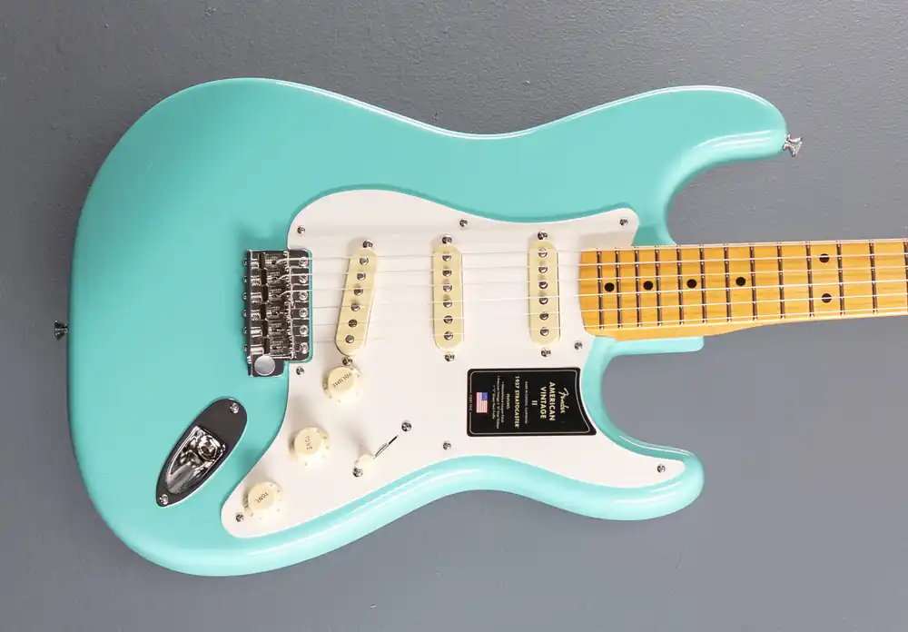 American Vintage II 1957 Stratocaster - Sea Foam Green– Dave's Guitar Shop Place Order
