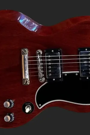 1961 Les Paul SG Standard Reissue Stop Bar - Cherry Red– Dave's Guitar Shop Money Back Guarantee