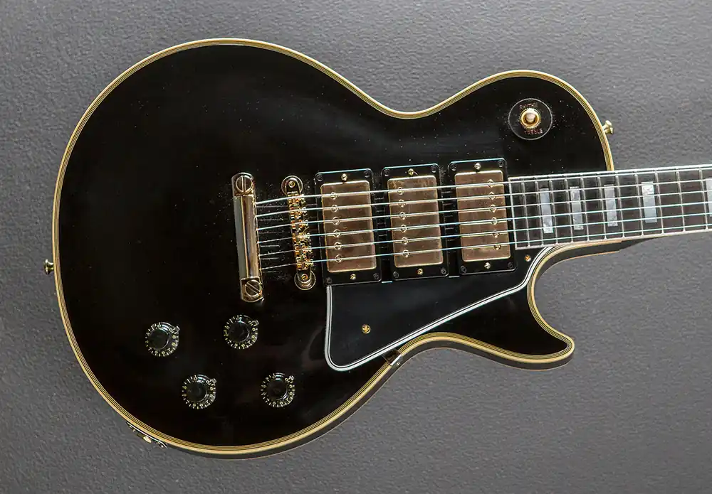 1957 Les Paul Custom Reissue - VOS Ebony 3 Pickup– Dave's Guitar Shop Instant Buy