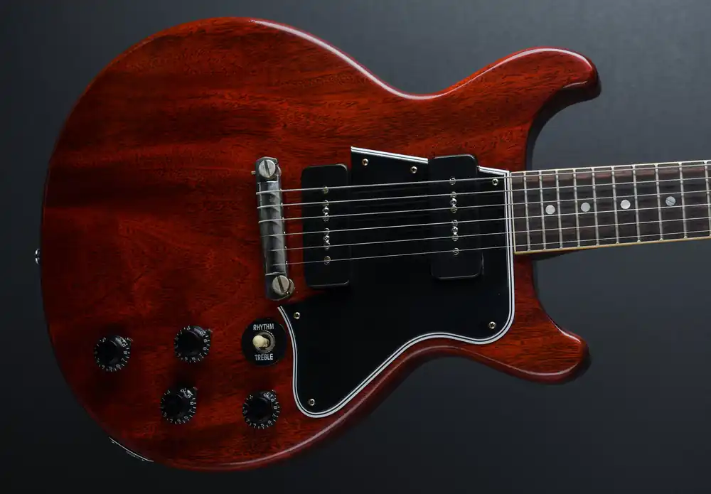 Limited Time 1960 Les Paul Special Double Cut Reissue - Cherry Red– Dave's Guitar Shop