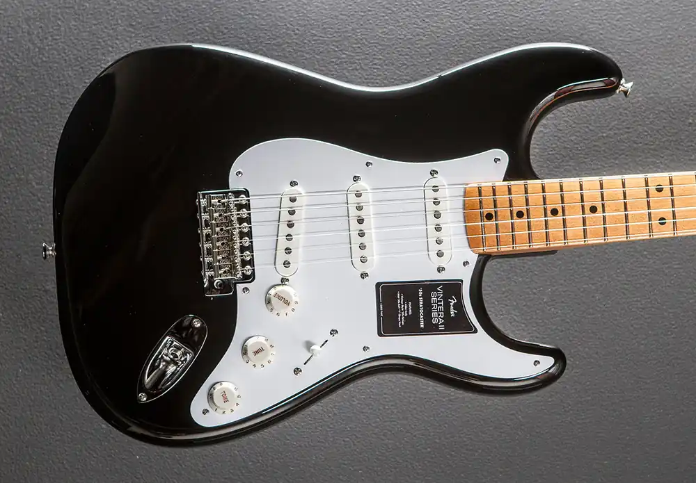 Vintera II 50's Stratocaster - Black– Dave's Guitar Shop Markdown