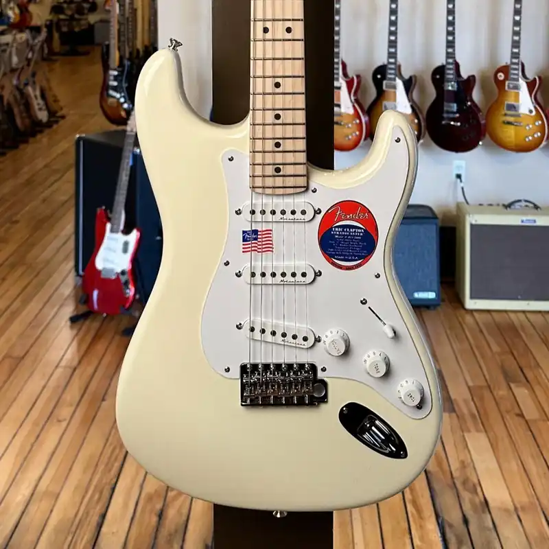 Limited Offer Eric Clapton Stratocaster - Olympic White– Dave's Guitar Shop