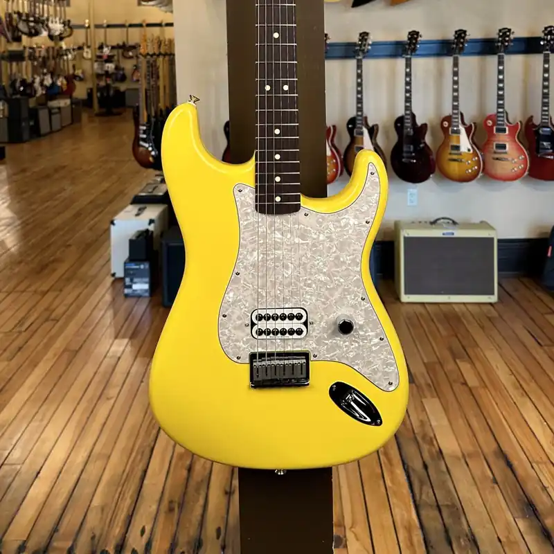 Limited Edition Tom DeLonge Stratocaster - Graffiti Yellow– Dave's Guitar Shop Professional Grade