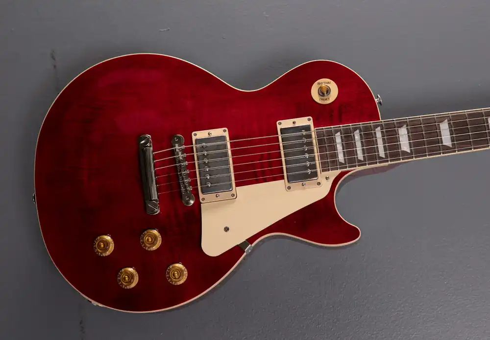 Les Paul Standard 50s Figured Top - 60's Cherry– Dave's Guitar Shop Fresh Stock