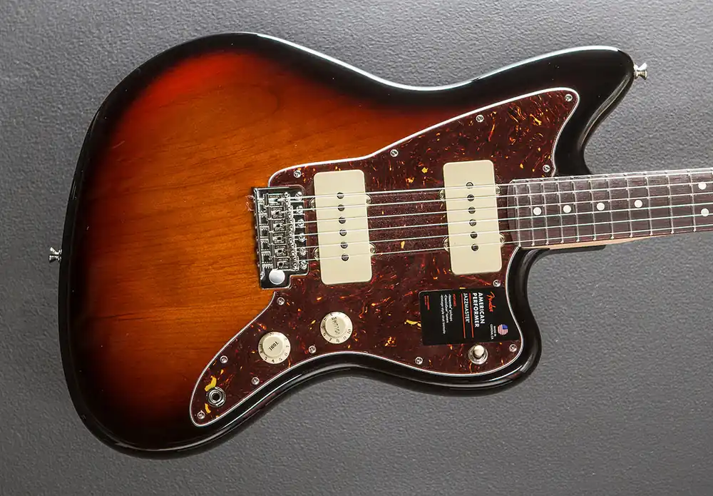 American Performer Jazzmaster - 3 Color Sunburst w/Rosewood– Dave's Guitar Shop Fan Favorite