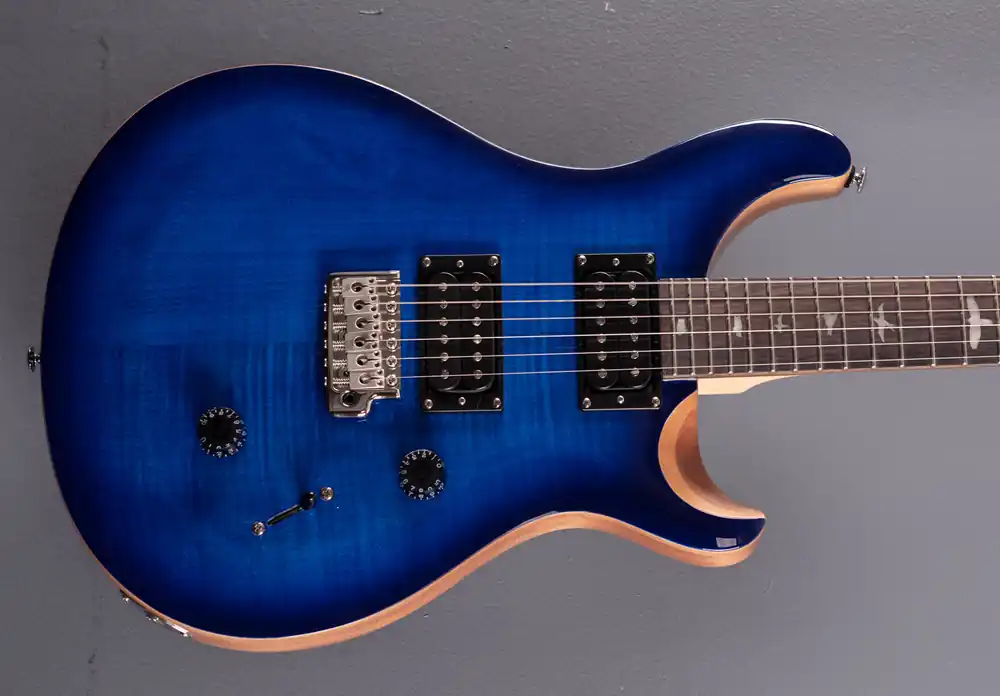 Buy Online SE Custom 24 - Faded Blue Burst– Dave's Guitar Shop