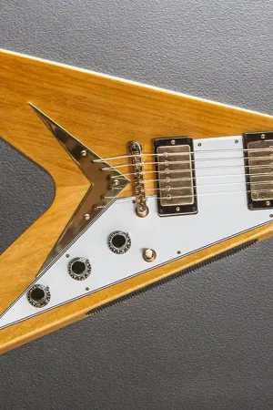 1958 Korina Flying V Reissue (White Pickguard) - Natural– Dave's Guitar Shop Don’t Miss Out