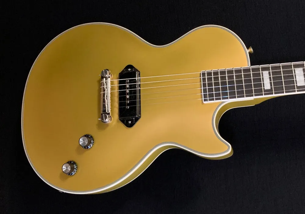 Jared James Nichols "Gold Glory" Les Paul Custom - Double Gold Vintage– Dave's Guitar Shop Limited Time
