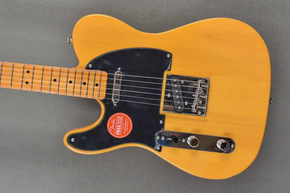 Big Sale Classic Vibe 50's Telecaster, Left-Handed - Butterscotch Blonde– Dave's Guitar Shop