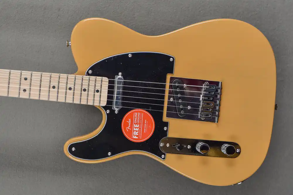 Hot Picks Affinity Series Telecaster Left Hand - Butterscotch Blonde w/Maple– Dave's Guitar Shop