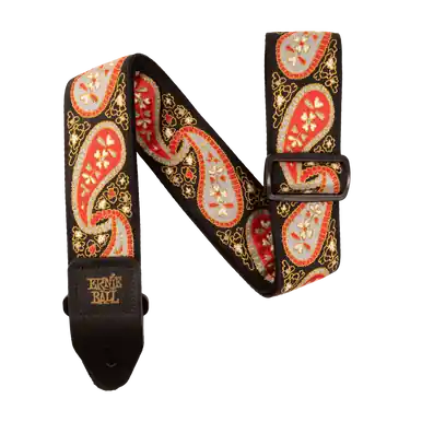 Worldwide Shipping Ernie Ball Jacquard Guitar Strap - Midnight Paisley