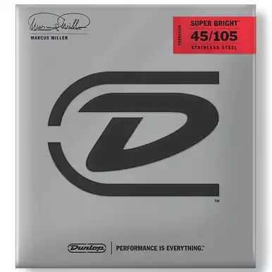 Dunlop Marcus Miller Super Bright Bass Strings - 4-string - Medium (45-105) Place Order
