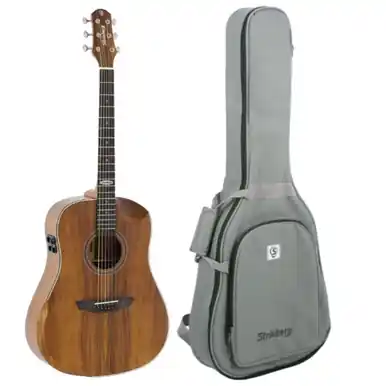 Strinberg SD-301 Acoustic Guitar Pack w/ Bag - Koa Satin Markdown