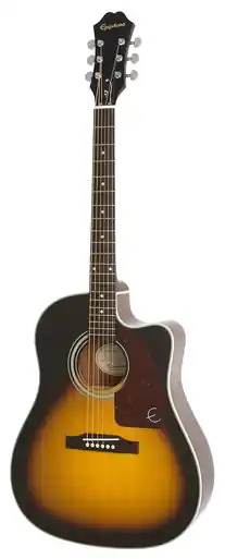 Epiphone AJ-210CE Acoustic Electric Guitar w/ Hard Case Latest
