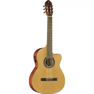 Low Price EKO Vibra 150 Cutaway Electrified Classical Guitar