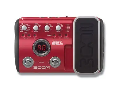 Zoom B2.1U Bass Effects Pedal With USB Brand New