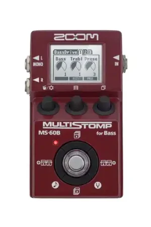 Zoom MS60B Bass Guitar Multi-Stomp Effects Pedal Exclusive Offer