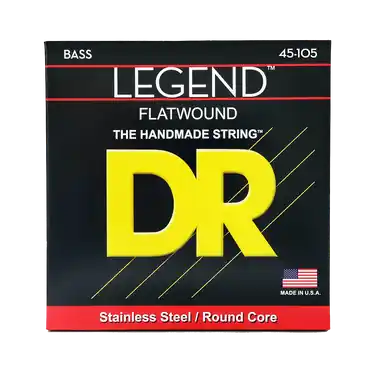 DR Strings Legend Flat-Wound Bass Guitar Strings - 4-string - Med (45-105) Place Order