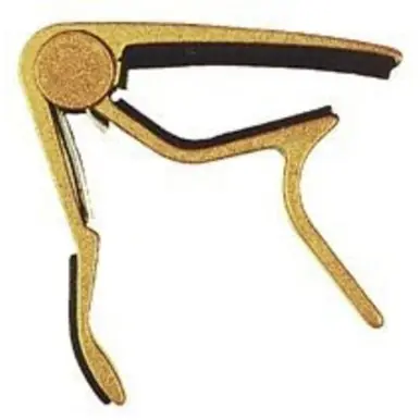 Jim Dunlop Curved Capo, Gold - 83 CG Authentic