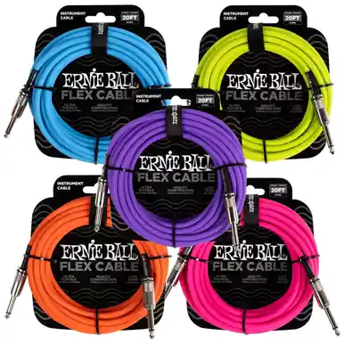 Trusted Brand Ernie Ball Flex Instrument Cable - 20'