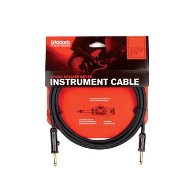 D'Addario Circuit Breaker Instrument Cable w/ Momentary Switch - 20' Place Order
