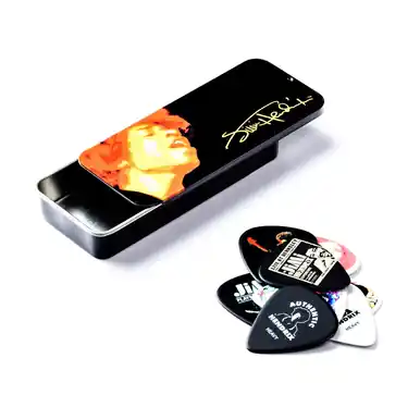 Best Price Dunlop Jimi Hendrix Signature Guitar Pick Set - Hard - Electric Lady Pick Tin (pack of 6)