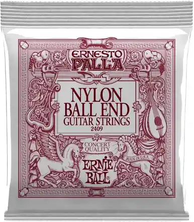 Ernie Ball 2409 Ernesto Palla Nylon Black & Gold Classical Guitar Strings w/Ball-Ends Buy Online