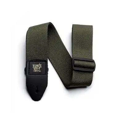 Ernie Ball 4048 Polyprop Guitar Strap - Olive Certified