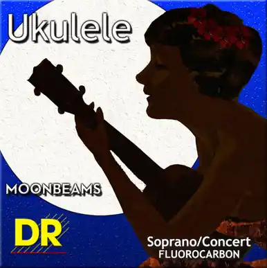 DR Moonbeams Fluorocarbon Soprano/Concert Ukulele Strings UFSC Viral