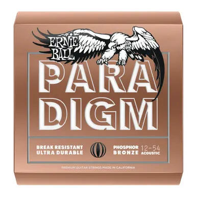 Limited Edition Ernie Ball 2074 Paradigm Medium Phosphor Bronze Acoustic Guitar Strings, 13-56