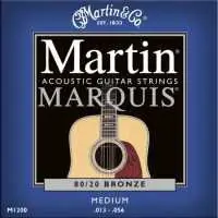 Martin M1200 Marquis 80/20 Bronze Acoustic Strings, Medium Top Rated