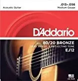 D'Addario 80/20 Bronze Acoustic Guitar Strings - Medium (13-56) Secure Checkout