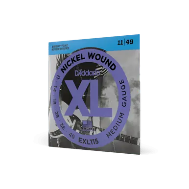 Luxury D'Addario XL Nickel Wound Electric Guitar Strings - Medium (11-49)